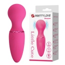Masażer Mini Wand Dwayne BW-055020 - silikonowy, 10 trybów wibracji, 12 cm - 1