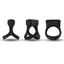 Pierścień na penisa i jądra Mechay Black - uniwersalny, 9 trybów wibracji, stymulator łechtaczki, USB - 8