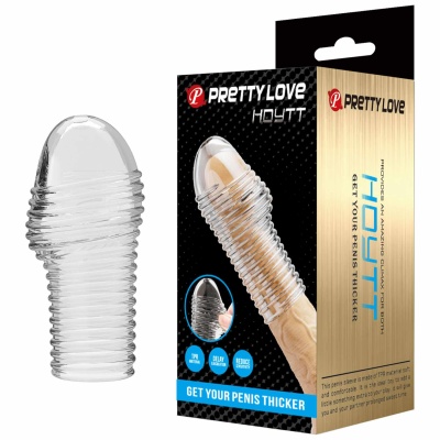 Pretty Love Penis Sleeve – Hoytt (Clear) - 1