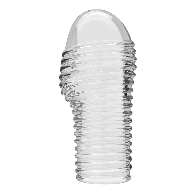 Nakładka na penisa Hoytt przezroczysta, elastyczna, 16 cm - 3