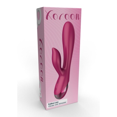 Wibrator Endless Love z podwójną stymulacją punktu G i łechtaczki – 19 cm - 1 2