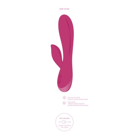 Wibrator Endless Love z podwójną stymulacją punktu G i łechtaczki – 19 cm - 9