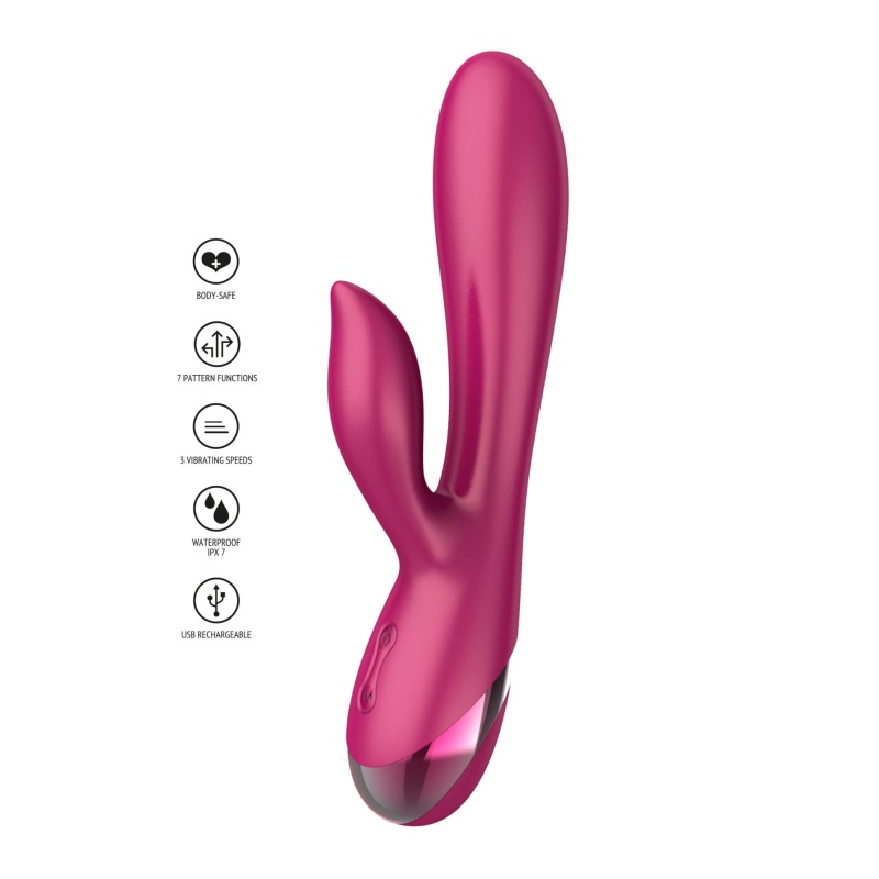 Wibrator Endless Love z podwójną stymulacją punktu G i łechtaczki – 19 cm - 10