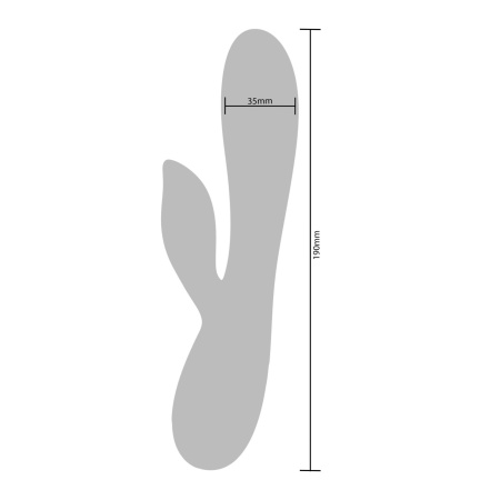 Wibrator Endless Love z podwójną stymulacją punktu G i łechtaczki – 19 cm - 11