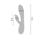 Wibrator Endless Love z podwójną stymulacją punktu G i łechtaczki – 19 cm - 21