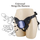 Zestaw strap-on Wells 16 cm: silikonowe dildo z systemem push-and-play - 4