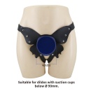 Zestaw strap-on Wells 16 cm: silikonowe dildo z systemem push-and-play - 5