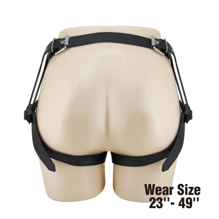 Zestaw strap-on Wells 16 cm: silikonowe dildo z systemem push-and-play - 6