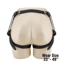 Zestaw strap-on Wells 16 cm: silikonowe dildo z systemem push-and-play - 6