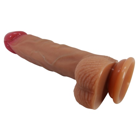 Zestaw strap-on Wells 16 cm: silikonowe dildo z systemem push-and-play - 9