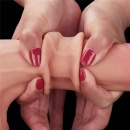 Sliding Skin Dual Layer Dong 21,6 cm z jądrami - 7