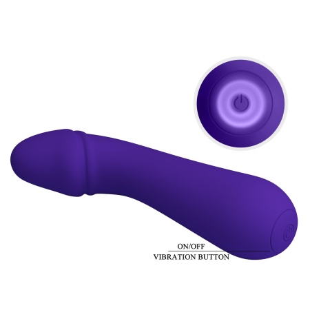 Wibrator Cetus do punktu G z elastyczną główką, 20,5 cm - 11