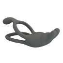 Wibrujący pierścień na penisa MASTER RING dwupierścieniowy 8,5 cm - 6