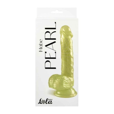 Pearlescent dildo Mabe Pearl Golden - 1