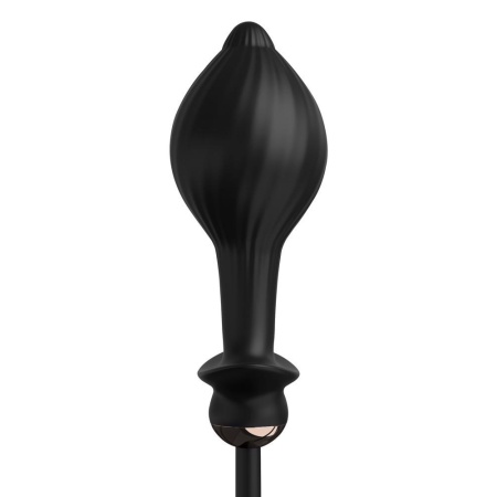 Wibrator analny Auto-Throb Inflatable Plug z automatycznym pompowaniem i 10 trybami wibracji, 13 cm - 4