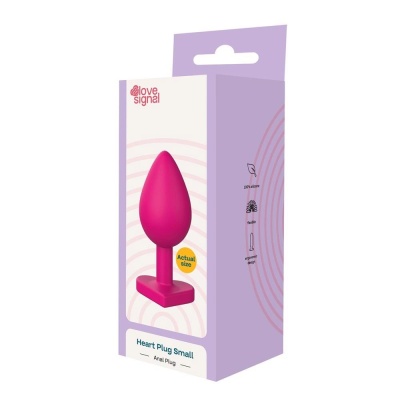 LOVE SIGNAL HEART PLUG SMALL - 1