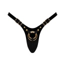 LEATHERETTE HARNESS FABULOUS - ONE SIZE - BLACK GLOSSY - 1