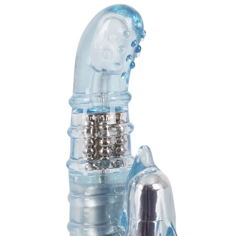 Wibrator króliczek Danny Dolphin ORION – rotująca końcówka i wibrujący stymulator łechtaczki, 21 cm - 8