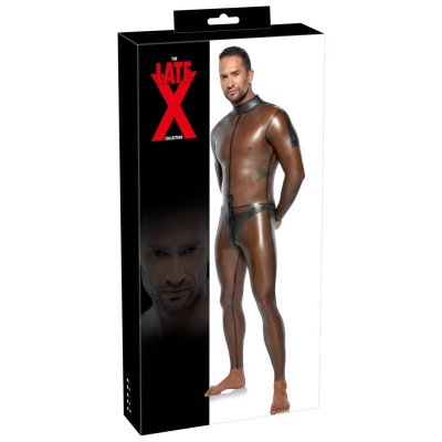 Latex Men's Jumpsuit S - 1