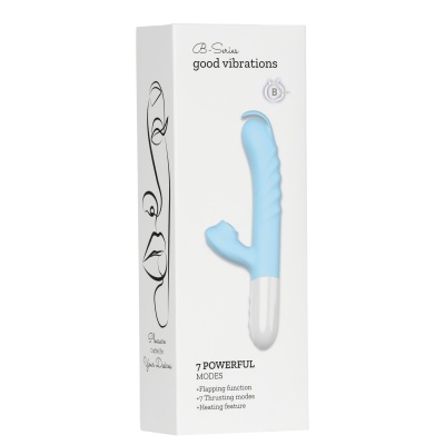 Silicone Vibrator 7 Powerful Modes - Flapping and 7 ThrustingHeating - 1 2