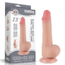 Dildo na przyssawce Sliding Skin 19,5 cm cielisty - 1