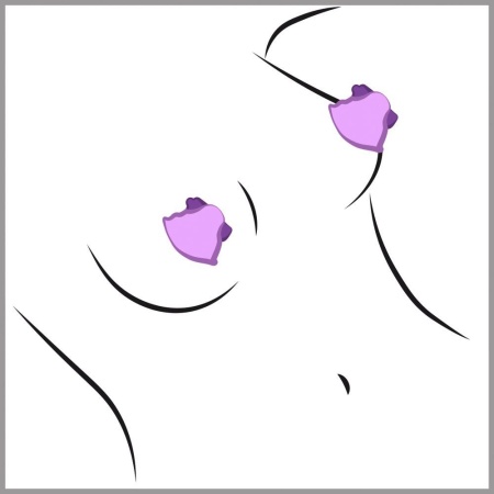 Stymulatory na sutki Vibrating Nipple Suck-Hers: ssanie podciśnieniowe i wibracja, 5,8 cm - 9