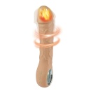 Wibrator klasyczny Fantasy z funkcją grzania do 40°C, 10 trybów wibracji, silikon medyczny, 22 cm - 4