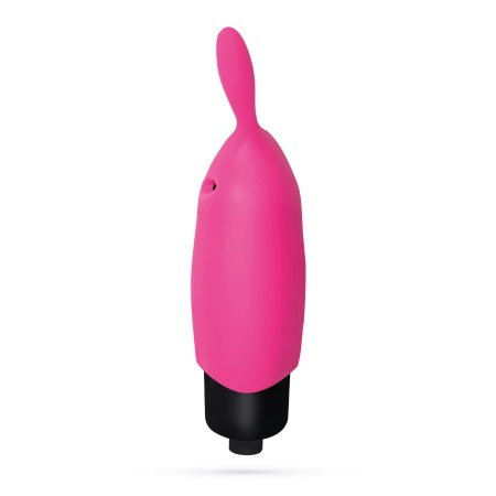 Wibrujący króliczek O-Pet 8,8 cm, różowy - 2