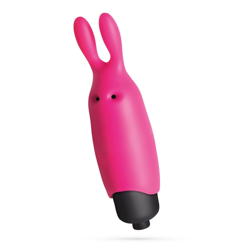 Wibrujący króliczek O-Pet 8,8 cm, różowy - 4