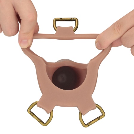 Zestaw strap-on Ingen 9'' Enhanced L/XL/2XL Flesh (22,9 cm) - 17