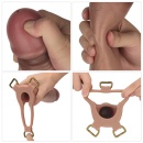Zestaw strap-on Ingen 9'' Enhanced L/XL/2XL Flesh (22,9 cm) - 19