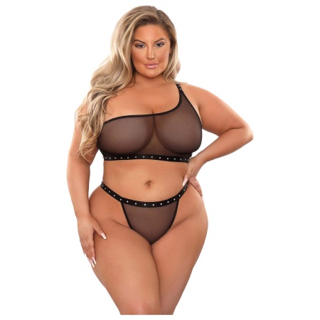 BAD BITCH BLING BRALETTE & BIKINI PANTY, Q/S - 2
