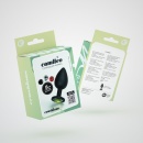 Analny plug Camileo Regular 8 cm z 4 wymiennymi kryształkami - 11