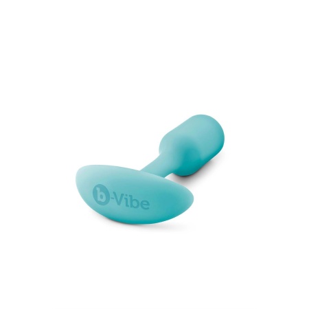 Snug Plug 1 Mint - obciążony korek analny z silikonu medycznego, 8,6 cm - 5