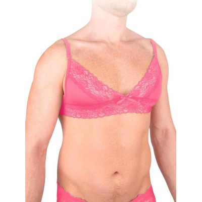 Prowler Pink Lace Garter Set Large - 1 2