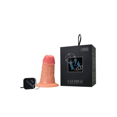 Realistic dildo Caliber 14/6 , PVC, flesh,  length 14cm, diameter 6cm - 1