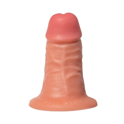Realistic dildo Caliber 14/6 , PVC, flesh,  length 14cm, diameter 6cm - 1 2
