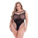 BACI DIAMONTE BODYSUIT BLACK, QUEEN - 1