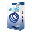 ZOLO CLASSIC STRETCHY SILICONE COCK RING - 1