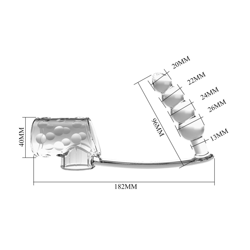 Korek analny Rilley z pierścieniem erekcyjnym TPE 10,5 × 5 × 16,5 cm - 6
