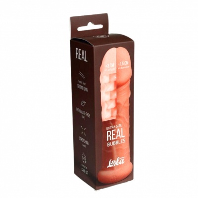Penis sleeve Real Extra Size Bubbles - 1