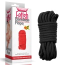 Lina do wiązania Shibari 10 m Bawełniana Czarna 8 mm - 1