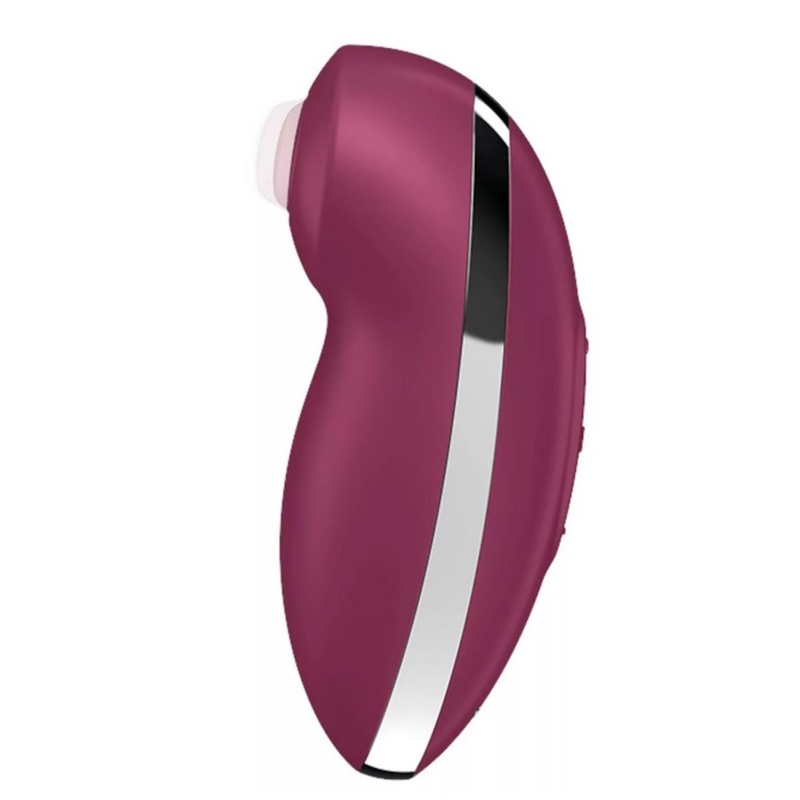 Wibrator nakładany Satisfyer Tap & Climax 2 z funkcją stukania, długość 11 cm, czerwony - 2