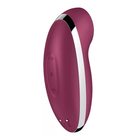 Wibrator nakładany Satisfyer Tap & Climax 2 z funkcją stukania, długość 11 cm, czerwony - 5