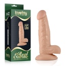 Dildo Real Extreme 17,8 cm z przyssawką – kolor jasnobrązowy - 1