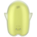 Stymulator łechtaczkowy Satisfyer Glowing Ghost Yellow - bezdotykowa stymulacja Air Pulse i wibracje, 8,2 cm, IPX7 - 9