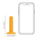 Zestaw dylatatorów dopochwowych Multicolor - silikon medyczny, 5 stopniowanych rozmiarów XS-XL z dyskową bazą - 7