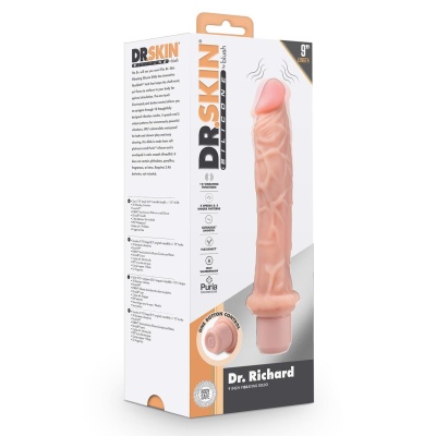 Wibrator realistyczny Dr. Richard 9" - silikon Puria, FlexiShaft™, 25,4 cm - 1