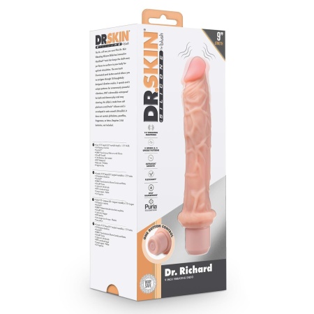 Wibrator realistyczny Dr. Richard 9" - silikon Puria, FlexiShaft™, 25,4 cm - 1