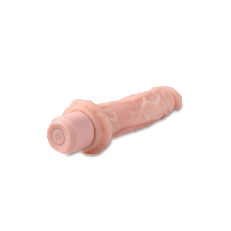 Wibrator realistyczny Dr. Richard 9" - silikon Puria, FlexiShaft™, 25,4 cm - 4